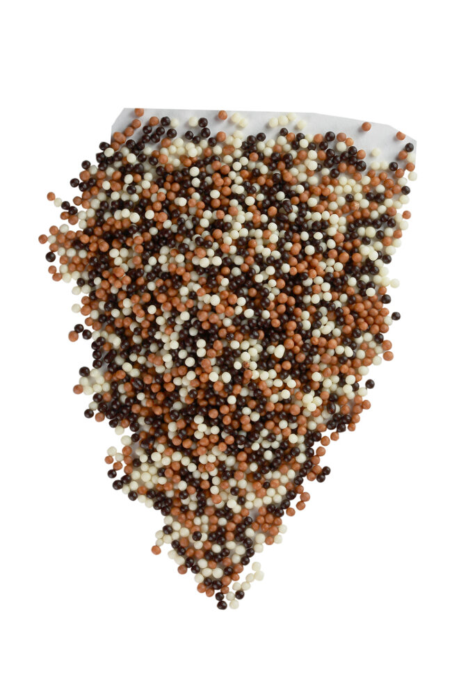 Посыпка драже зерновое в цв.глазури  Жемчуг  №115 МИКС 2-5 мм
